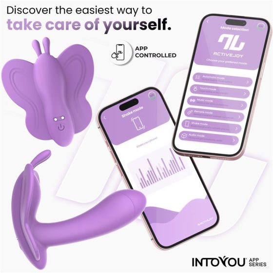 IntoYou Wingy okos pillangóvibrátor (lila) (APP-os)
