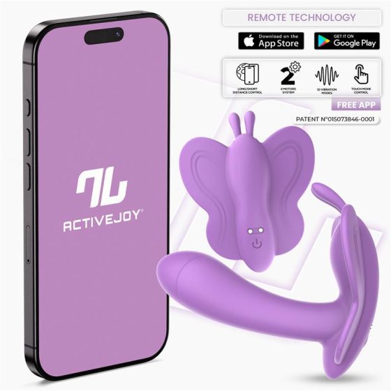 IntoYou Wingy okos pillangóvibrátor (lila) (APP-os)