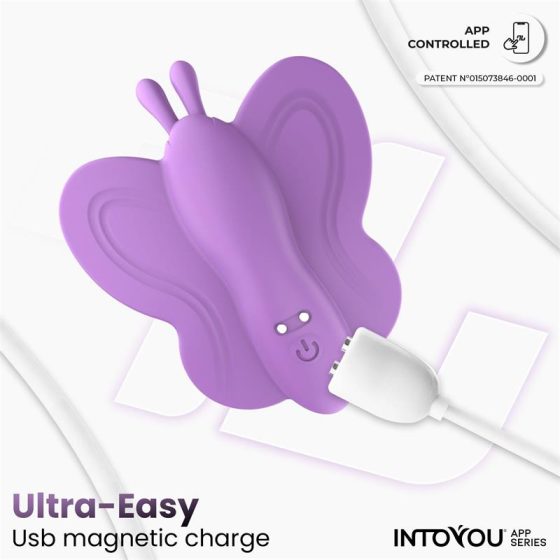 IntoYou Wingy okos pillangóvibrátor (lila) (APP-os)