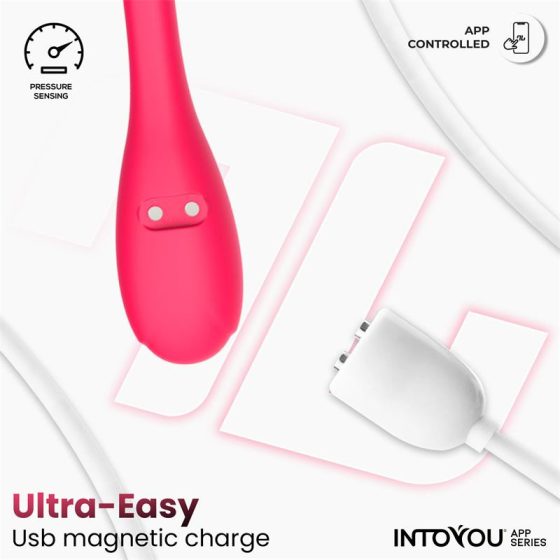 IntoYou Kyra okos vibrációs gésagolyó nyomásérzékelővel (pink) (APP-os)