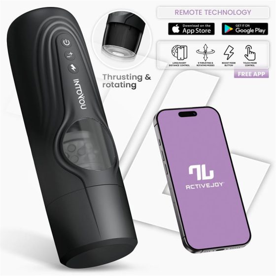 IntoYou Egor fel-le mozgó, pörgő-forgó okos maszturbátor (APP-os)