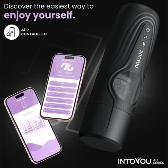 IntoYou Egor fel-le mozgó, pörgő-forgó okos maszturbátor (APP-os)