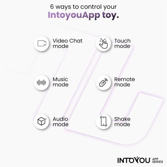 IntoYou Rank okos vibrációs pénisz és heregyűrű (APP-os) (kék)