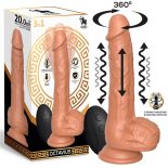   Centauro Octavius rotáló és fel-le mozgó vibrátor, távirányítóval (20 cm)