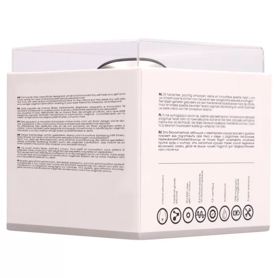 Twitch vákuumos csiklóizgató, vibrációval (ezüst)