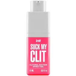   INTT – Suck My Clit! szívó érzést keltő stimuláló gél hölgyeknek, eperillatú (15 ml) 