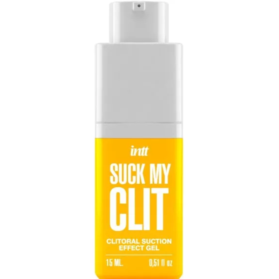 INTT – Suck My Clit! szívó érzést keltő stimuláló gél hölgyeknek, mangóillatú (15 ml) 