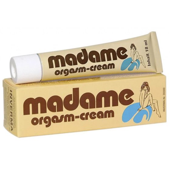 Madame Orgasm Cream klitorisz krém, stimuláló hatással (18 ml)
