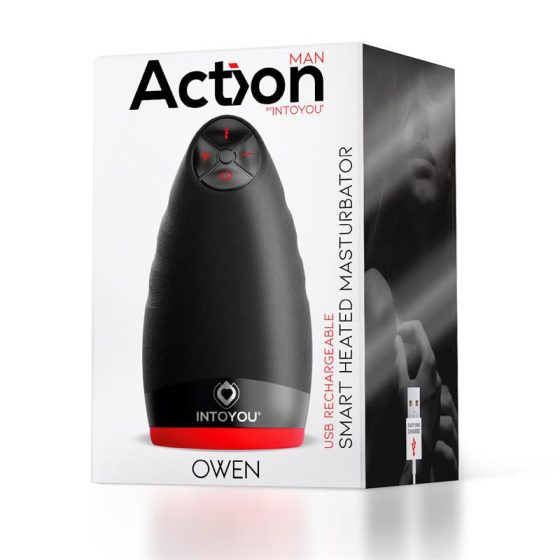 Action Owen vibrációs maszturbátor, melegítő funkcióval