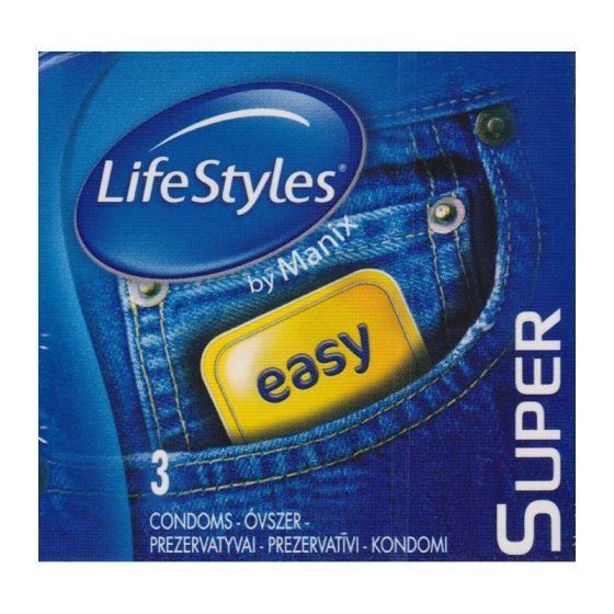 LifeStyles Super 3 db óvszer