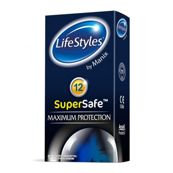 LifeStyles Super Safe 12 db megerősített falvastagságú óvszer