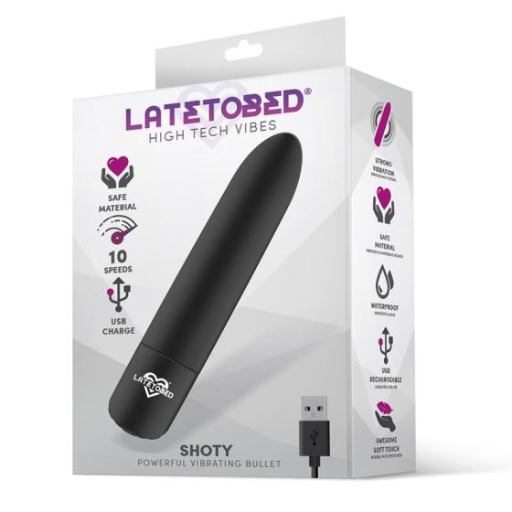 LateToBed Shoty akkumulátoros minivibrátor