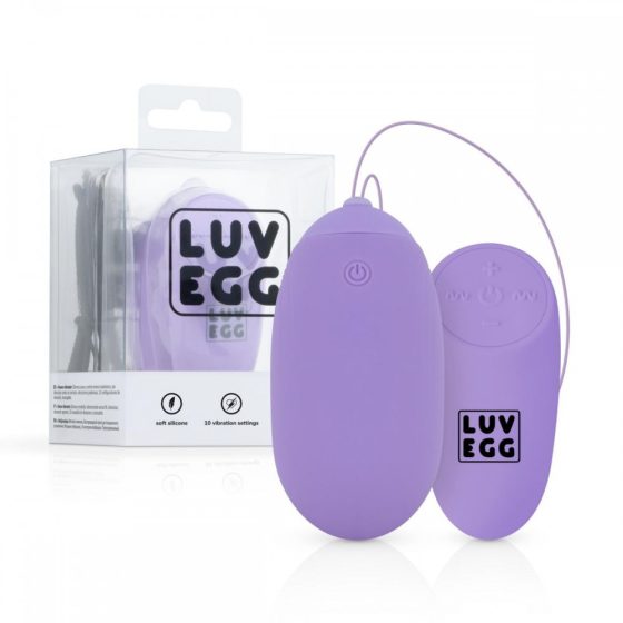 Luv Egg XL távirányítható vibrációs tojás (lila)