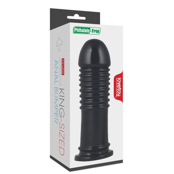 LoveToy King Sized Anal Bumper redőzött anál dildó