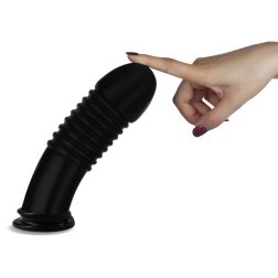 LoveToy King Sized Anal Bumper redőzött anál dildó