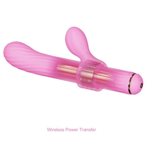 Otouch Magic Stick S1 Plus vibrátor + 4 db klitorisz izgató feltét (rózsaszín)