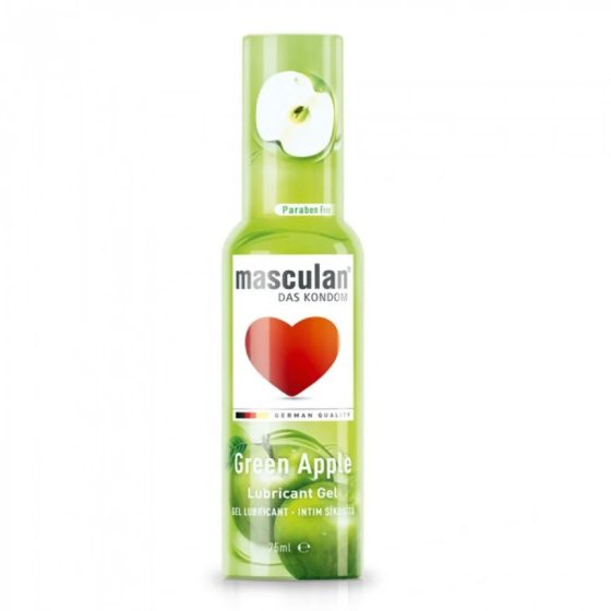 Masculan Green Apple vízbázisú síkosító, zöldalma aromával (75 ml)