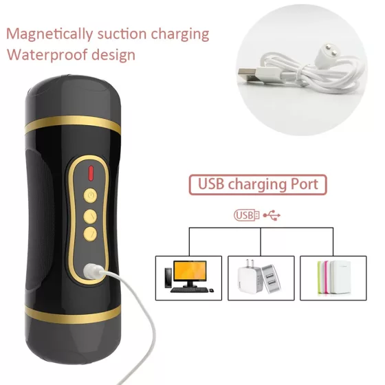 Migyy Dual Sensation maszturbátor vibrációval.
