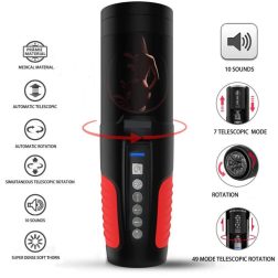   Migyy Servant Of Love fel-le mozgó, pörgő-forgó maszturbátor, hanghatással.