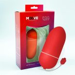 Moove vibrációs tojás (piros)