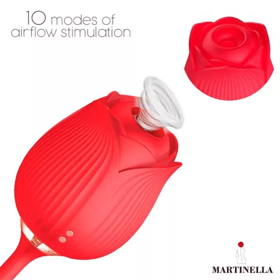 Martinella – Rose léghullámos csiklóizgató és lökővibrátor
