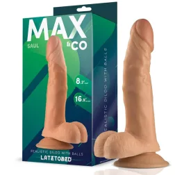 Max & Co Saul realisztikus, tapadótalpas dildó (21 cm)