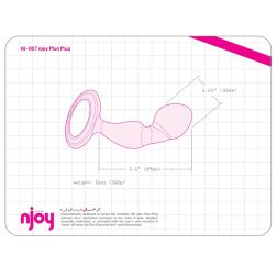 njoy Pfun Plug acél prosztata dildó