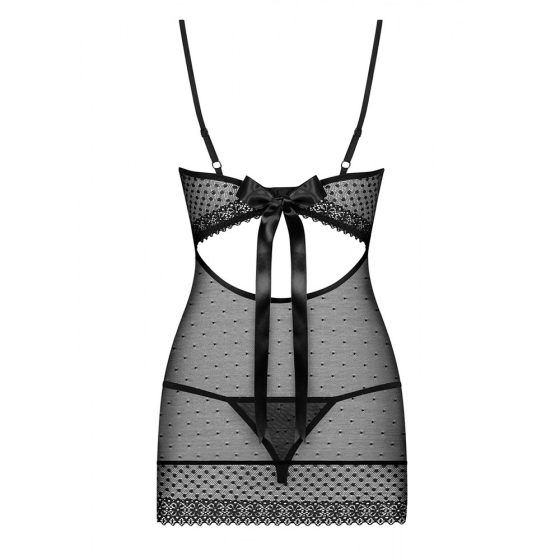 Obsessive 817-CHE-1 kombiné és alsó (fekete)