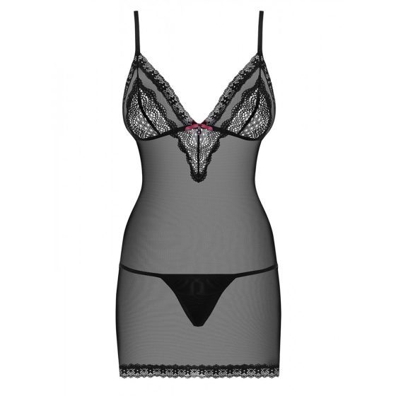 Obsessive 820-CHE-1 kombiné és alsó (fekete)