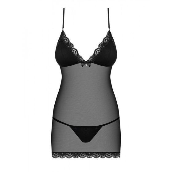 Obsessive 841-CHE-1 kombiné és alsó (fekete)