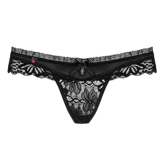 Obsessive 846-THO-1 tanga (fekete)