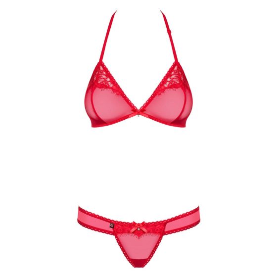 Obsessive 870-SET-3 kétrészes szett (piros)