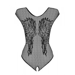 Obsessive B112 alul nyitott teddy (fekete)