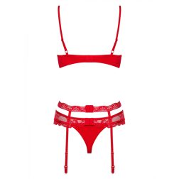 Obsessive Heartina háromrészes szett (piros)