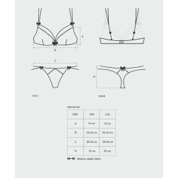 Obsessive Intensa kétrészes szett (fekete)