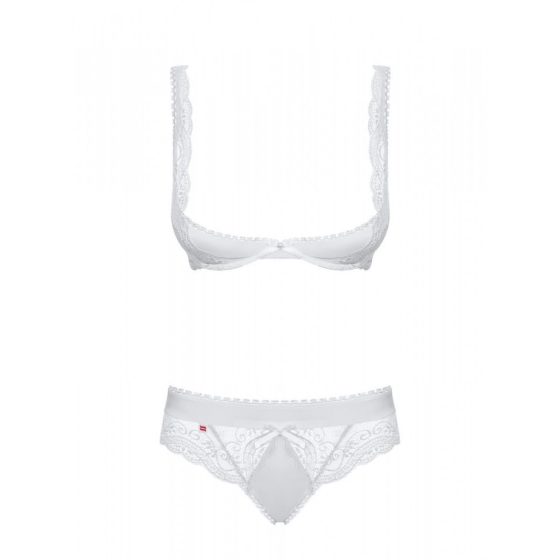 Obsessive Miamor feles melltartó/mellemelő és alsó (fehér)