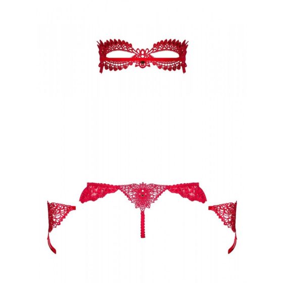 Obsessive Hetea három részes szett (piros)