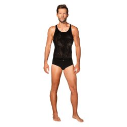 Obsessive Men T103 áttört mintás férfi atléta