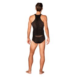 Obsessive Men T103 áttört mintás férfi atléta