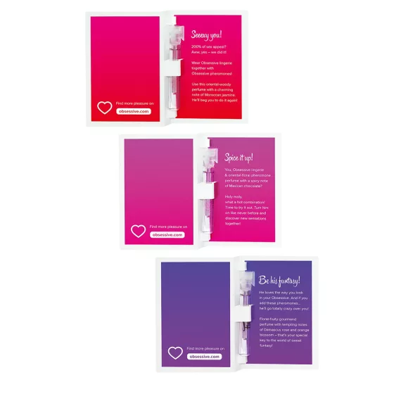 Obsessive feromonos parfümminta 3 db-os csomag (3x1ml)