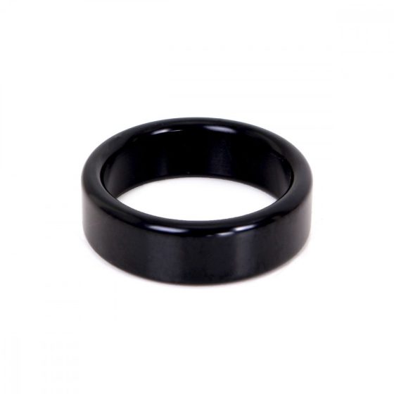 Alumínium péniszgyűrű (40 mm - fekete)