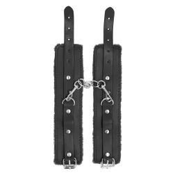   Ouch! csuklókötöző pár, plüss béléssel, összekötő lánccal