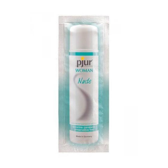 pjur Woman Nude vízbázisú síkosító (2 ml)