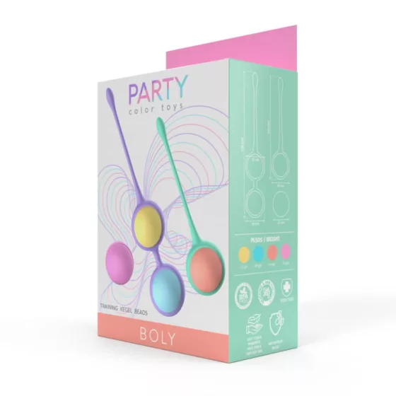 Party Color Toys – Boly variálható belső ballasztgolyós gésagolyószett két hámmal