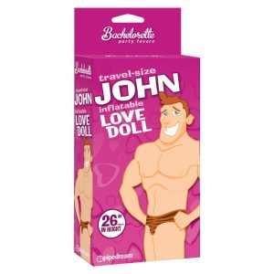 Travel Size John felfújható mini gumiférfi (66 cm)