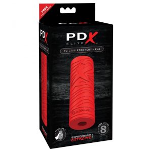 PDX Elite EZ Grip Stroker maszturbátor (piros)