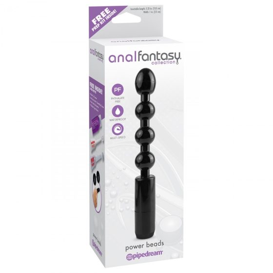 Anal Fantasy Power Beads anál gyöngyök, vibrációval.