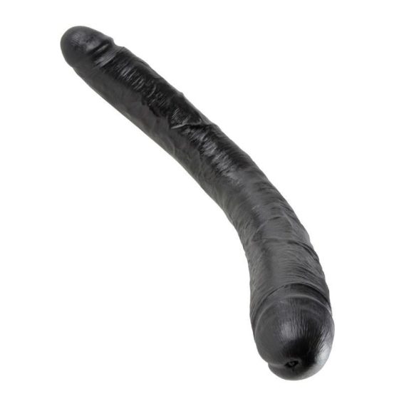 King Cock 16" Thick dupla dildó (fekete)