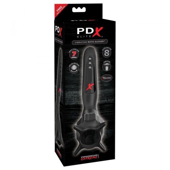 PDX Elite Vibrating Roto-Sucker péniszmakk stimuláló