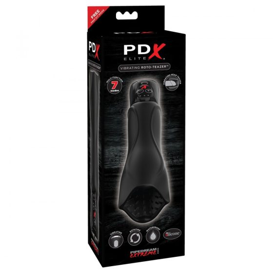 PDX Elite Vibrating Roto-Teazer péniszmakk stimuláló